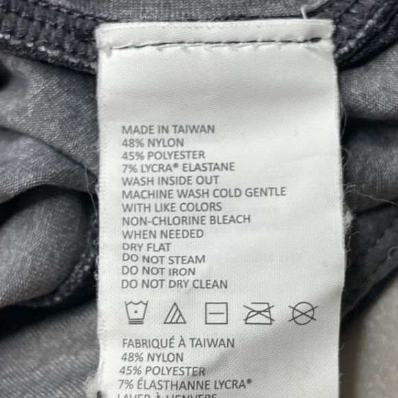 prAna Gabi Leggings Womens XL Contrast Gray Mid-rise Tight Compression Hot Yoga - Picture 13 of 16